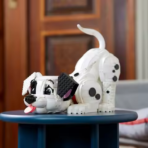 1722pcs Popular Movie Game 101 Dalmatians Puppy 43269 Dog Building Block Puzzle Model For Kids Holid