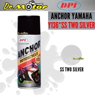 ANCHOR Y136* Y 136 SS TWO SILVER MOTORCYCLE SERIES Can Spray Paint Cat Spray Tin Y110SS Y125ZR RXZ Y