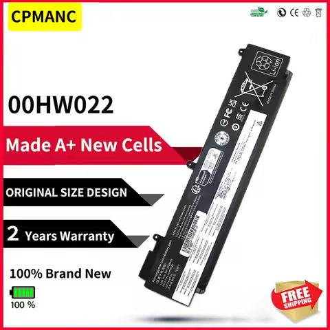 CPMANC New 00HW022 00HW023 01AV406 SB10F46460 L16M3P73 00HW038 01AV462 Laptop Battery For Lenovo Thi