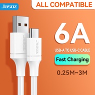 Jasoz USB A to C Cable Fast Charging Cable 66W / 6A USB 2.0 Local Stock