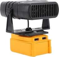 Portable Space Heater, 2 Level Adjustable Temperature 55-85 with Nature Breeze, Compact Battery Powe