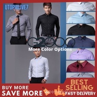 【Ready stock】g2000 men formal shirt long sleeve business formal office wear Men shirt tops