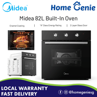 Midea 82L Built-In Convectional Oven (MBI-65M40-SG) - 2 Layer Glass Door, A Class Energy Rating, Top &amp; Bottom Heater