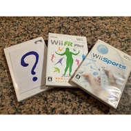 100% Pieces Second-Hand Nintendo Wii sport+fit plus+Random One Piece (All Japanese Version) 3 Set su