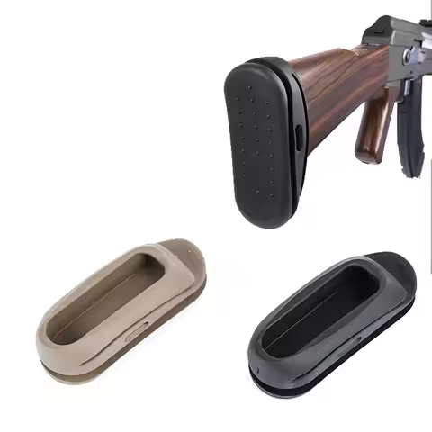 Airsoft Tactical Gun Rifle AK 74 74U SVD Stock Pad Shockproof Rubber Gunstock Cushion Accessories Pa