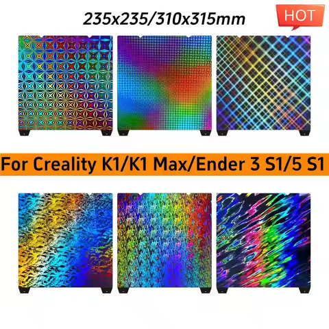New Creality K1 Max K1C k1 Build Plate H1H PEO PEY PEI Sheet 235x235 310x315 Ender 3 S1 Ender 3 V3 S