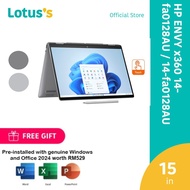 HP ENVY x360 14-fa0128AU / 14-fa0128AU WUXGA Touch 2-In-1 Laptop Grey / Silver (R5-8640HS,16GB,512GB