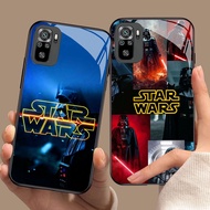 YS-88 Star Wars HD Glass Casing for Xiaomi Redmi Note 10 10S 10T 11 SE 11S poco M3 M4 M5S Pro