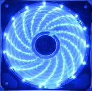 Others - 發光電腦12CM機箱散熱風扇 LED 12025 15燈（藍色）