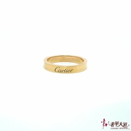 Cartier 18K玫瑰金雕刻結婚戒子  B4087250 (50號)