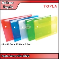 Carry File 8820 Document Folder/ Transparent File Folder/ Office Folder/ Instant Plastic Folder/