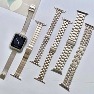 Suitable for watch9 Starlight Color Strap Apple Watch s10 Strap se/7 Metal Thin Chain Strap