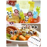Dreamland Mini Character Bento Skewers, 10 Cute Children's Forks, Bento Box