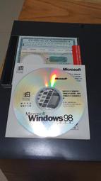 二手 微軟  Windows 98(附product key) 2片+ Windows 2000 +word 97