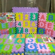 Matras Puzzle Eccomat Abjad Dan Angka Mini Puzzle Mainan Anak