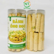 Bánh Ống Ngò hương sầu riêng NTFood hũ 400Gr NTFood - Nhất Tín Food