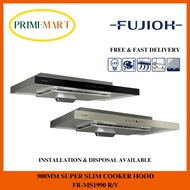 FUJIOH FR-MS1990 900MM SUPERSLIM COOKER HOOD - 3 YEAR FUJIOH WARRANTY + FREE DELIVERY