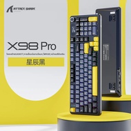 ATTACK SHARK | คีย์บอร์ด Attack Shark X98PRO แบบกลไกไร้สายบลูทูธ 3 โหมด RGB พร้อมปุ่มกดแบบ Hot-Swapp