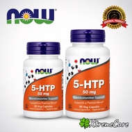 ready stock🍀Now Foods, 5-HTP, 50mg, 5 HTP  30 / 90 Veg Capsules