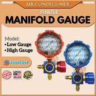 Meter Gas Home/ Car AirCond / Fridge / Single Manifold Gauge/High Low Gas Meter for gas R22 R134a R3