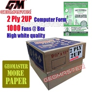GM 2 Ply 2up Computer Form / 2Ply2up Computer Form - 1000Fans