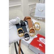 [Dior] Belt Belt Belt CD Belt Series Golden Metal "CD" Logo Delicate Soft Imported Calfskin Casual B