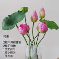 Lotus Artificial Flower Lotus Artificial Flower Bouquet Decoration Chinese Style Living Room Decorat