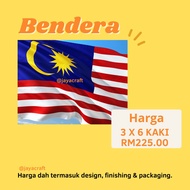 PRINTING CUSTOM BENDERA / CUSTOM PRINTING FLAG
