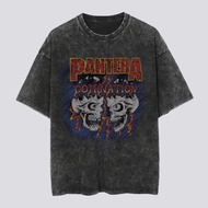 Washed Pantera Skull Dominate Band T-shirt