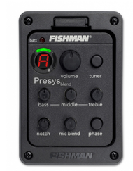 【Free Batteries】Fishman Presys 301 Mic Blend Dual Model Guitar Preamp EQ Tuner Piezo Pickup Beat - i