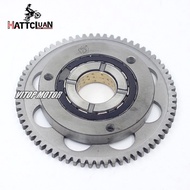 HATTCLUAN Motorcycle Starter Clutch Assy for CFMOTO CF400 NK400 CF650 GT400 NK650 TR650 MT 67T Motor