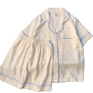 Soft Huhu Children's Pajamas Women's Short-Sleeved Shorts Girls 2025 New Style Summer Princess Style