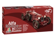 4708S Alfa Romeo 1:12 8C/2300 1931-33 Building, Stand Model Making, Crafts, Hobby, Gluing, Plastic K