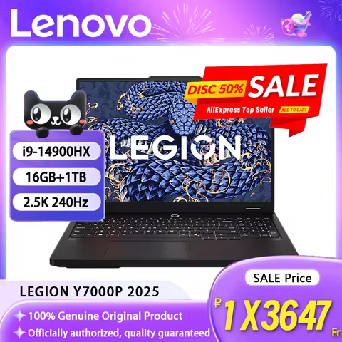 Lenovo LEGION Y7000P 2025 i9-14900HX RTX5060 8GB 16GB/32GB+1TB 16" 2.5K 240Hz