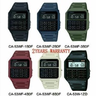 Calculator Watch [2YEARS WARRANTY] CA-53WF CA-53W-1Z Youth Unisex CA-53WF-1B CA-53WF-2B CA-53WF-3B C