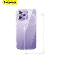 Baseus Phone Case For iPhone 12 11 Pro Max Back Case Full Lens Protection Cover For iPhone Transparent Case Soft Cover