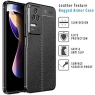 Case CARBON XIAOMI POCO F4 F4 GT AUTOFOCUS LEATHER CASE ANTI SHOCK