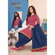 Adults Patiyala Suits Cotton(3Pcs) (Punjabi Suits) Cotton