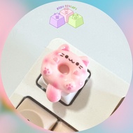 Cat Keycaps Pink Cat Keycaps Yellow Cat Keycaps for Mechanical Keyboard