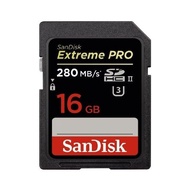 Sandisk SanDisk 16GB Extreme Pro SD (SDHC) Card UHS-II 280MB/s