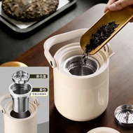 保温壶316不锈钢泡茶壶办公室暖水壶便携茶水分离焖茶壶