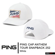 PING CAP ANTHEM TOUR SNAPBACK 252 PING CAP MEN หมวกกอล์ฟ หมวกกีฬาผู้ชาย