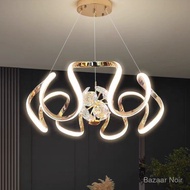 Hot-Selling Aluminum Restaurant Pendant Light Dining Crystal Pendant Light Dining Table Bar Counter 