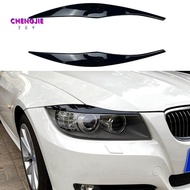Car Headlights Eyebrows Eyelids Cover Eyelash Head Light Stickers for  3 Series E90 E91 320I 330I 05
