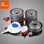 Free Shipping Fire Maple Genuine 209 Outdoor Camping 4-5 People Portable Set Pot Cookware with Teapo