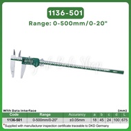 INSIZE Digital Caliper 1136-501/1136-601 Jaw Length 100mm (Range 0-500mm/0-20")(Range 0-600mm/0-24")