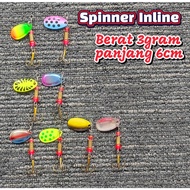 FISHING SPINNER INLINE BAIT Inline Spinner Lure Casting Bait Cork