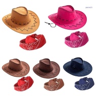 【SUIT*】 Cowboy Hat Bandanas Bachelorette Western Performance Hat Cowboy Cosplay Travel