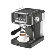 SKG เครื่องชงกาแฟสด รุ่น SK-1203  ก้านชงขนาด 58 มิล สามารถตั้งเวลาชงได้ แถมฟรี!! แทมเปอร์,ก้านชงกาแฟ