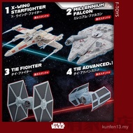 F-TOYS Food TOYS Box Egg Star Wars Classic 1 Millennium Falcon X-Wing Titanium Fighter All 4 Models 